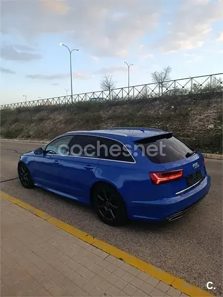 Usado Audi A6 Exclusive 190 CV (139 kW) 2016 Azul Familiar