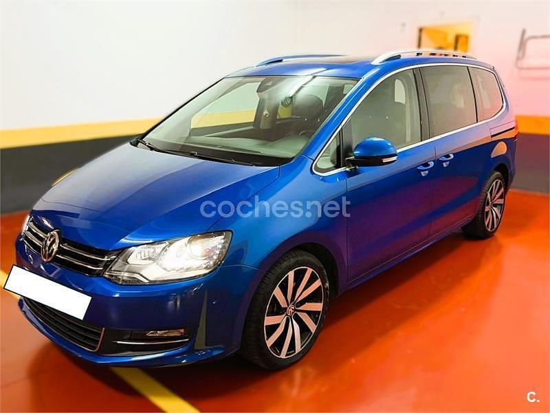 Azul Usado 2020 VW Sharan Sportline Monovolumen | 29.900 € (Buen precio) - Imagen 1/4