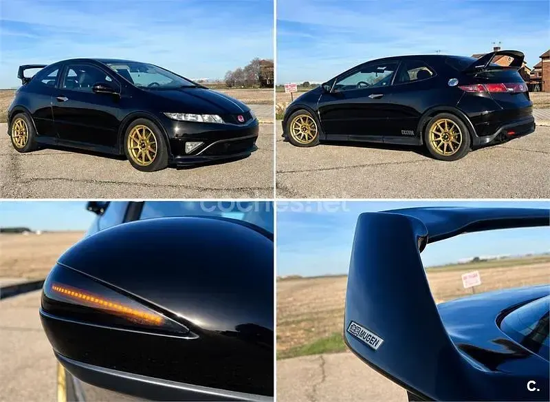 Usado Honda Civic Type S 140 CV (102 kW) 2008 Negro Berlina