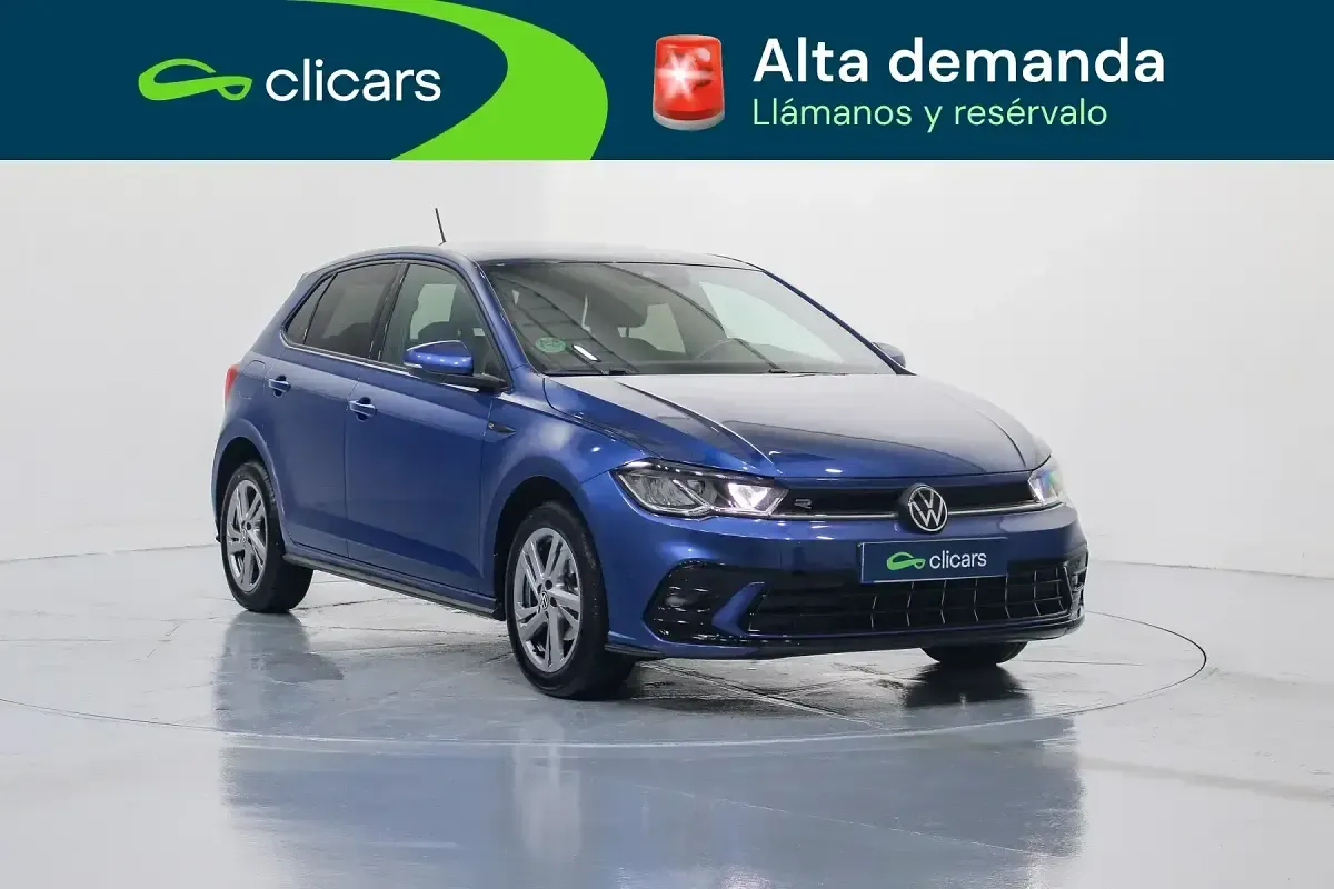 Käytetty VW Polo R-line 95 HP (69 kW) 2022 Sininen Viistoperä