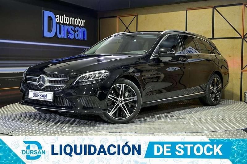 Negro Usado 2020 Mercedes C300e Familiar | 28.590 € (Precio justo) - Imagen 1/4