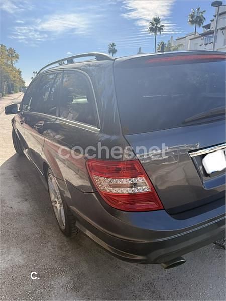 Usado Mercedes C320 Avantgarde 224 CV (164 kW) 2009 Gris / plata Familiar