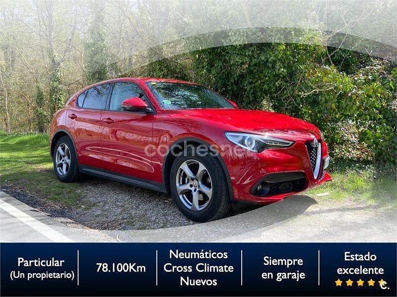 Rojo Usado 2017 Alfa Romeo Stelvio SUV | 28.000 € - Imagen 1/4