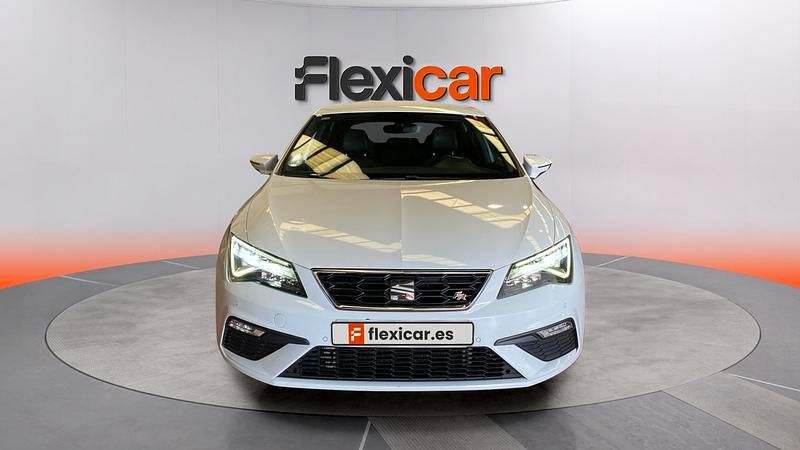 Usado Seat Leon FR 125 CV (91 kW) 2018 Blanco Berlina