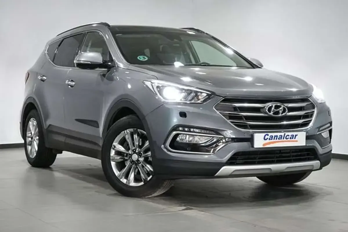 Usado Hyundai Santa Fe 199 CV (146 kW) 2016 Gris SUV