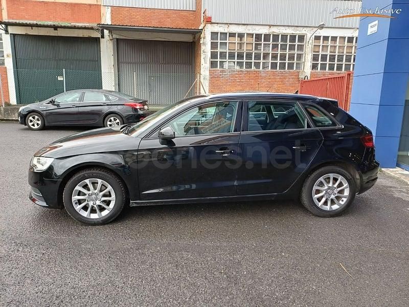 Usado Audi A3 Ambition 105 CV (77 kW) 2013 Negro Berlina