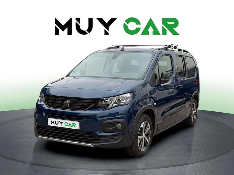 Usado Peugeot Rifter GT-line 131 CV (96 kW) 2018 Azul Monovolumen