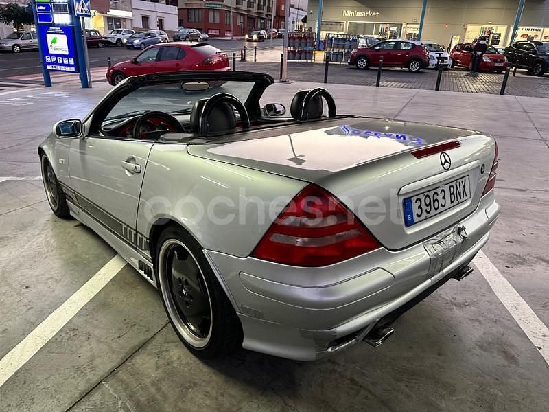 Usado Mercedes SLK200 136 CV (100 kW) 1999 Gris / plata Descapotable