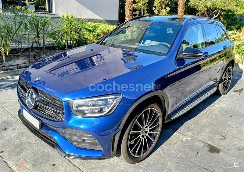 Azul Usado 2021 Mercedes GLC200 SUV | 36.000 € (Buen precio) - Imagen 1/4