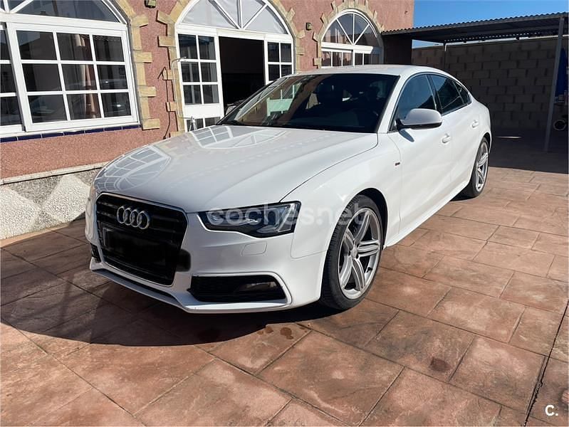 Usado Audi A5 Sportback S-Line 143 CV (105 kW) 2013 Blanco Utilitario