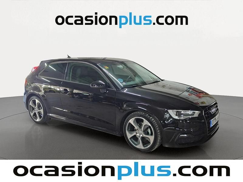 Usado Audi A3 S-Line 110 CV (80 kW) 2016 Negro Utilitario