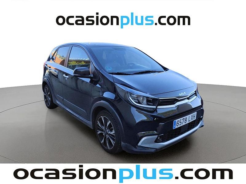 Usado Kia Picanto X-Line 100 CV (73 kW) 2022 Negro Utilitario