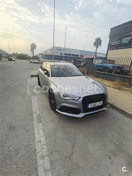 Usado Audi A6 S-Line 190 CV (139 kW) 2017 Gris / plata Familiar