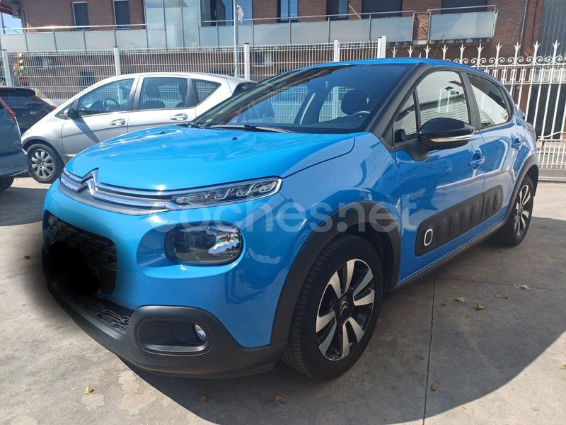 Azul Usado 2017 Citroën C3 PureTech Utilitario | 8790 € (Precio justo) - Imagen 1/4