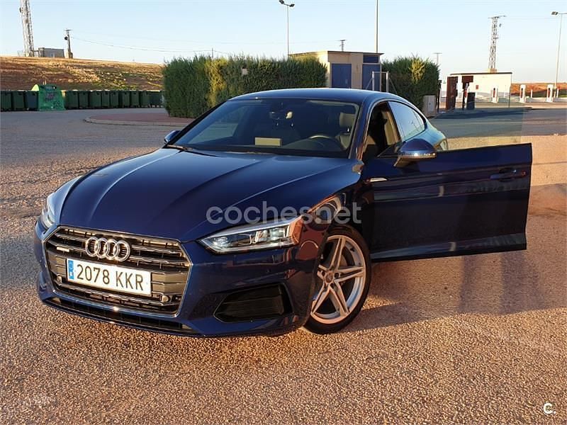 Azul Usado 2018 Audi A5 Sportback Sport Utilitario | 24.000 € (Precio justo) - Imagen 1/4