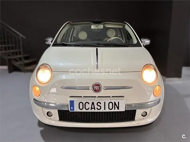 Usado Fiat 500 Sport 75 CV (55 kW) 2008 Blanco Berlina