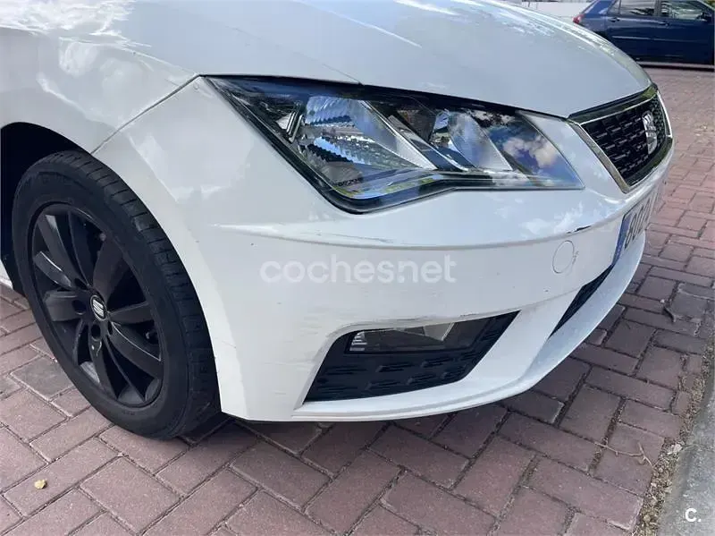 Usado Seat Leon ST Style 115 CV (84 kW) 2018 Blanco Familiar