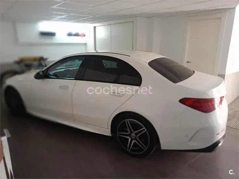 Usado Mercedes C200 163 CV (119 kW) 2022 Blanco Berlina