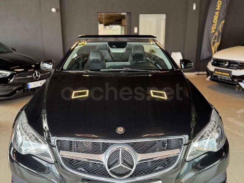 Negro Usado 2014 Mercedes E220 Descapotable | 21.999 € (Un poco caro) - Imagen 1/4