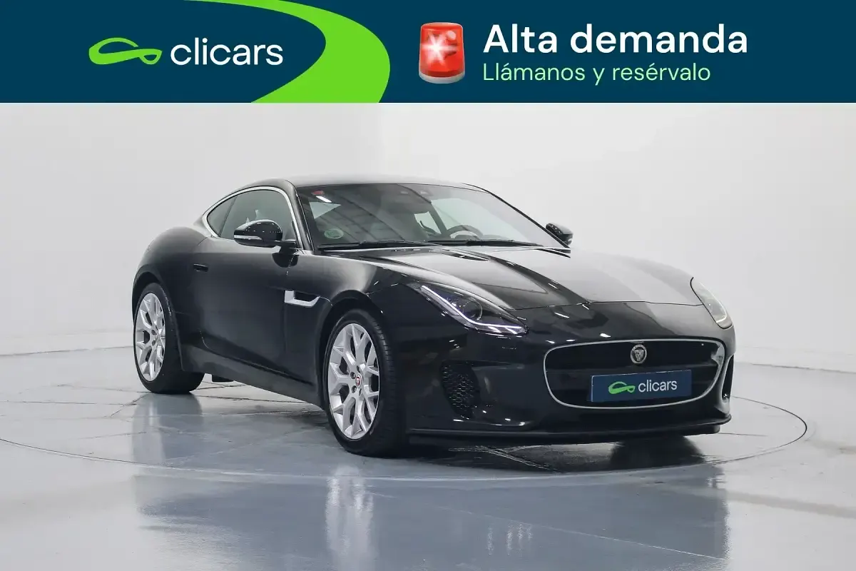 Usado Jaguar F-Type R-Dynamic 300 CV (220 kW) 2019 Negro Coupe