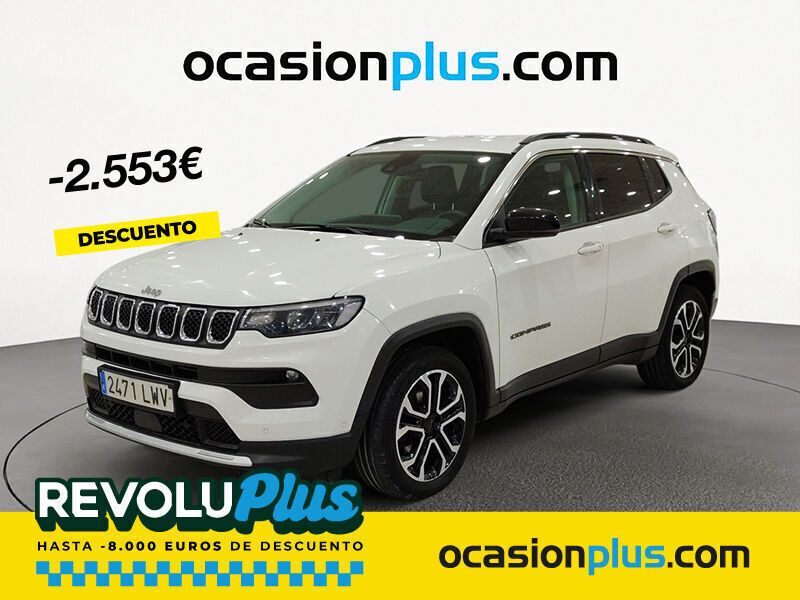 Blanco Usado 2022 Jeep Compass Limited SUV | 20.390 € (Precio justo) - Imagen 1/4