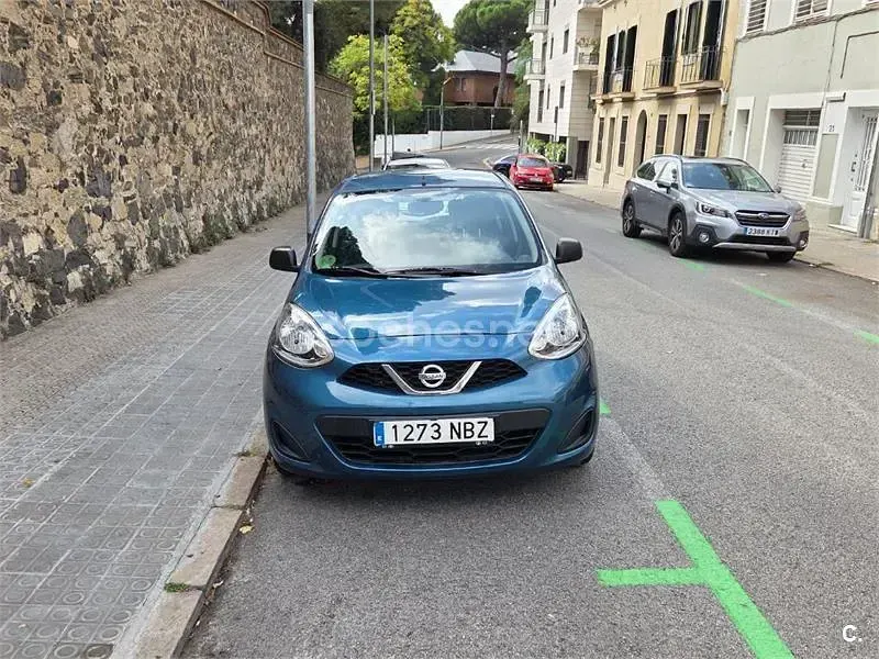 Usado Nissan Micra Visia 80 CV (58 kW) 2016 Azul Utilitario