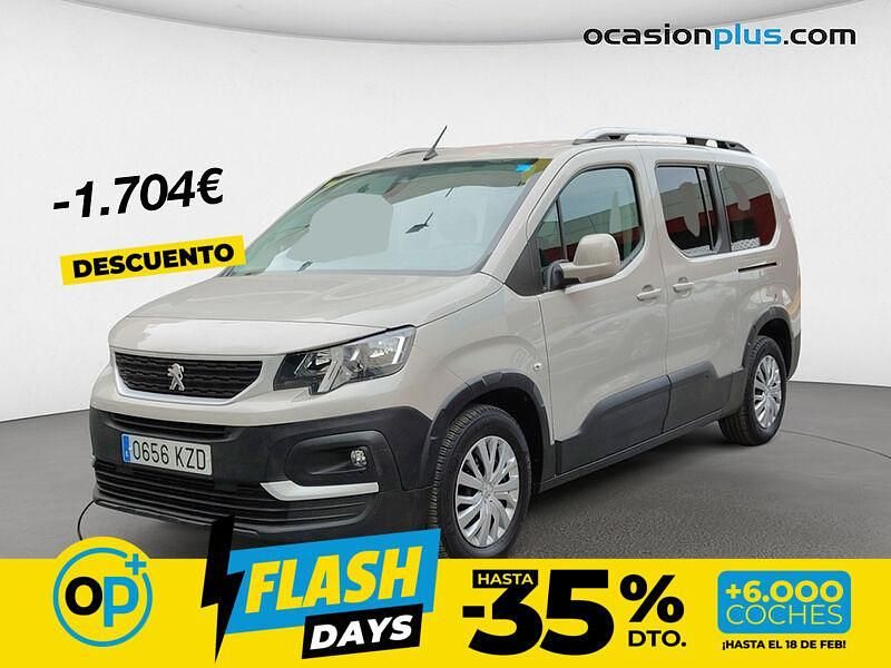 Usado Peugeot Rifter Active 131 CV (96 kW) 2019 Gris Monovolumen