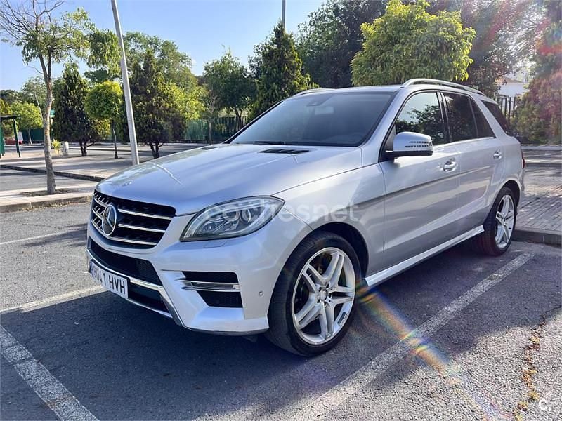Usado Mercedes ML350 258 CV (189 kW) 2014 Gris / plata SUV