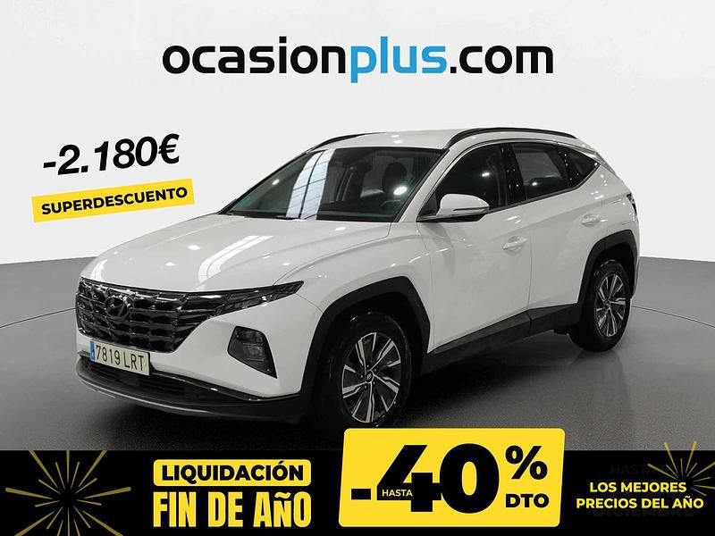 Blanco Usado 2021 Hyundai Tucson SUV | 23.990 € (Precio justo) - Imagen 1/4