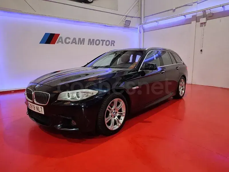 Usado BMW 520 M Sport 184 CV (135 kW) 2014 Azul Familiar