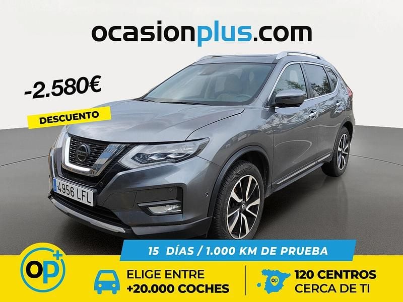 Gris Usado 2020 Nissan X-Trail Tekna SUV | 20.990 € (Precio justo) - Imagen 1/4