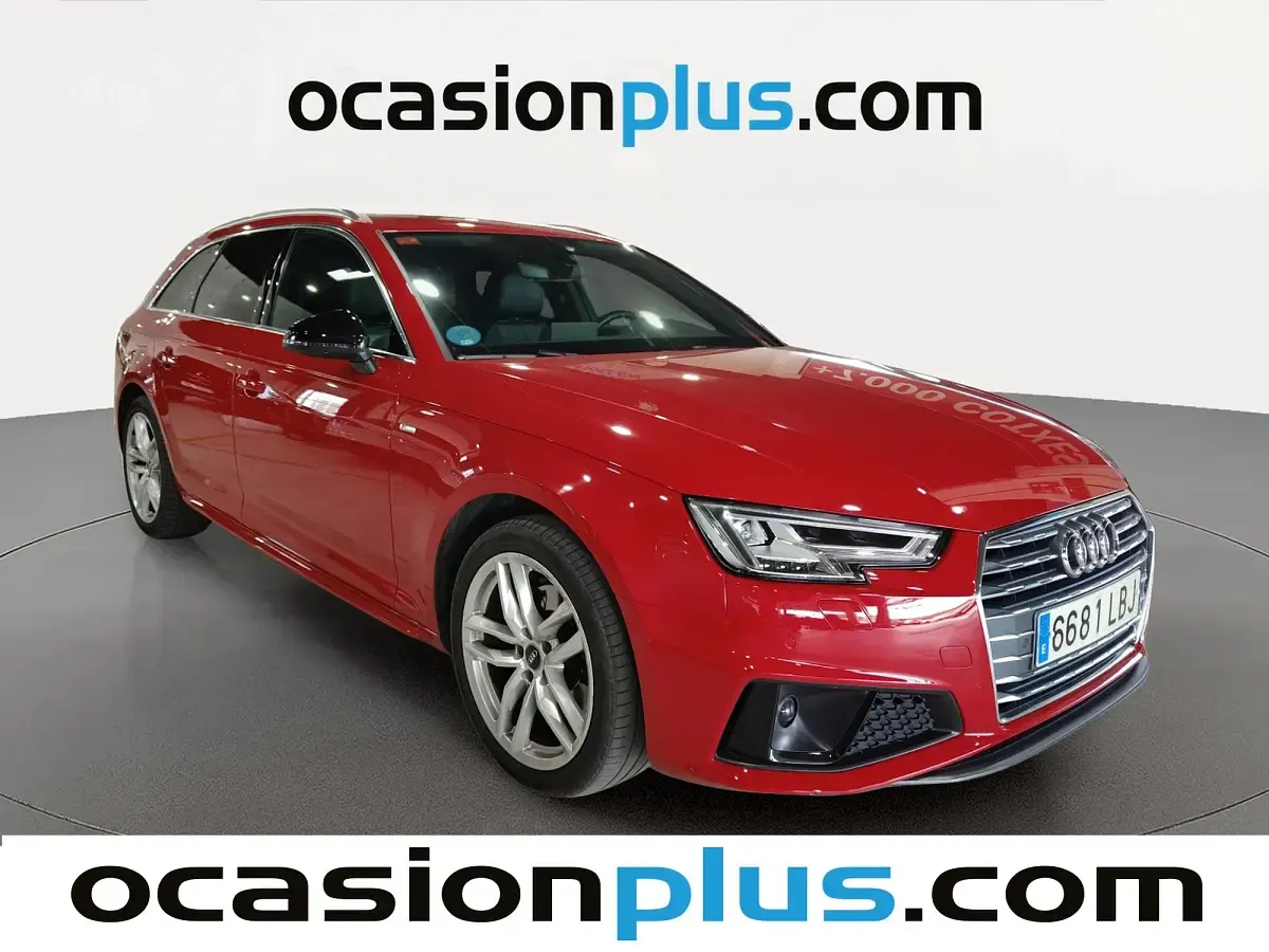 Usado Audi A4 S-Line 150 CV (110 kW) 2019 Rojo Familiar