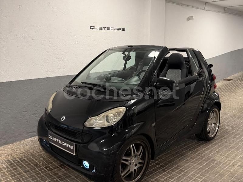 Negro Usado 2008 Smart ForTwo Cabrio Passion Descapotable | 5900 € (Super precio) - Imagen 1/4