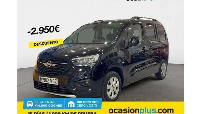 Negro Usado 2023 Opel Combo Life Elegance Monovolumen | 17.546 € (Precio justo) - Imagen 1/4