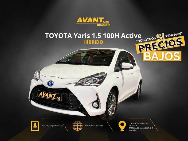 Blanco Usado 2019 Toyota Yaris Hybrid Active Berlina | 14.900 € (Buen precio) - Imagen 1/4