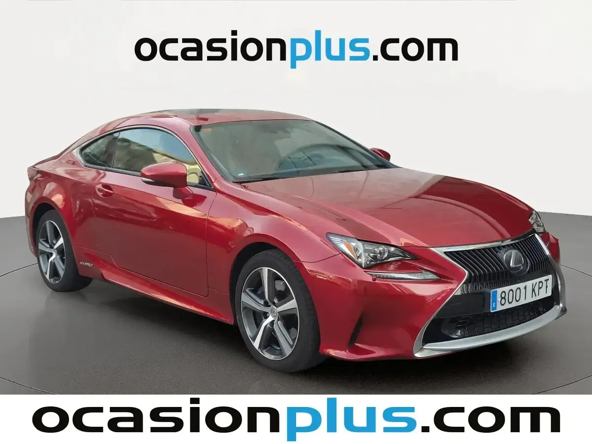 Usado Lexus RC300h Executive Line 223 CV (164 kW) 2018 Rojo Coupe