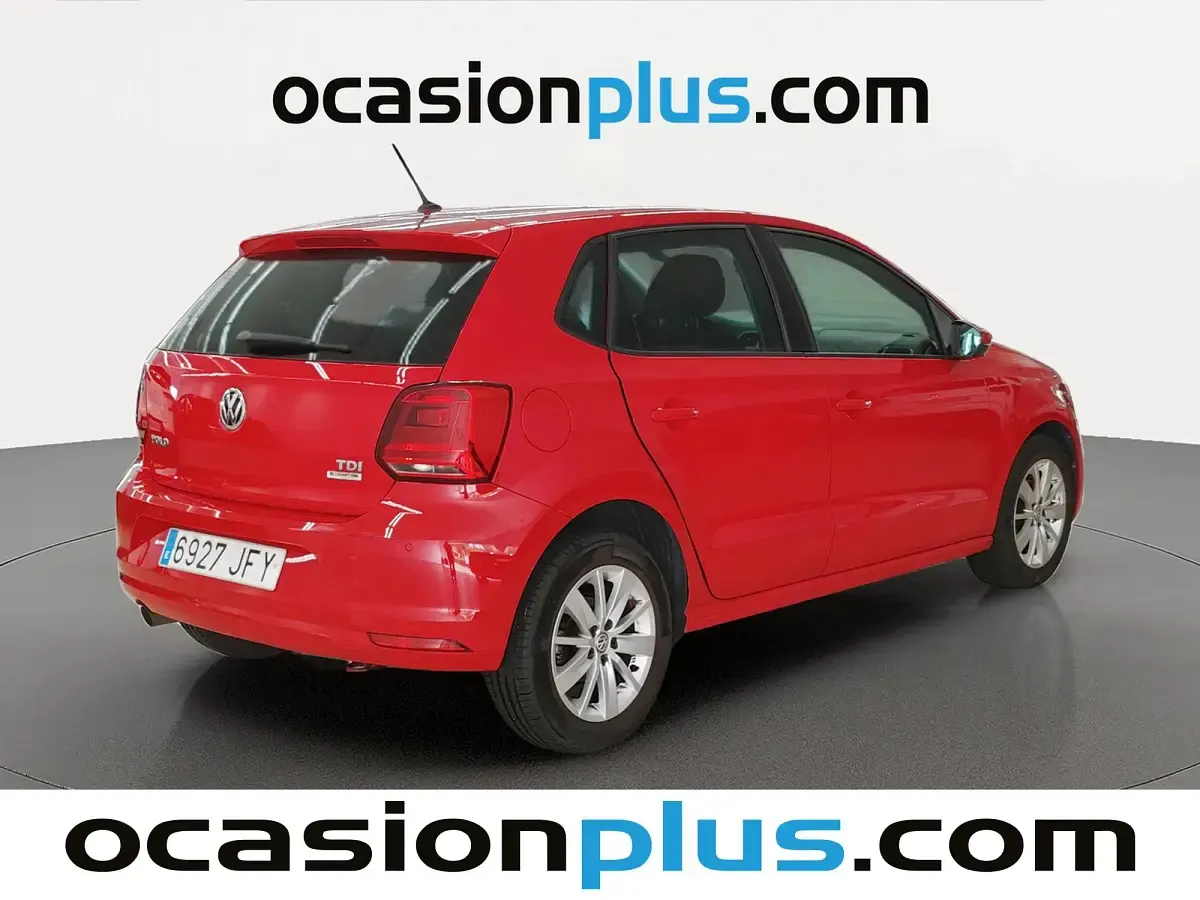 Usado VW Polo Sportline 90 CV (66 kW) 2015 Rojo Utilitario