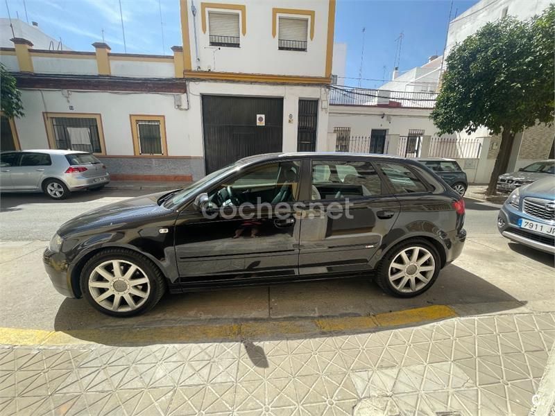 Etiqueta b (amarilla) Usado 2007 Audi A3 Sportback S-Line Berlina | 6500 € (Precio justo) - Imagen 1/4