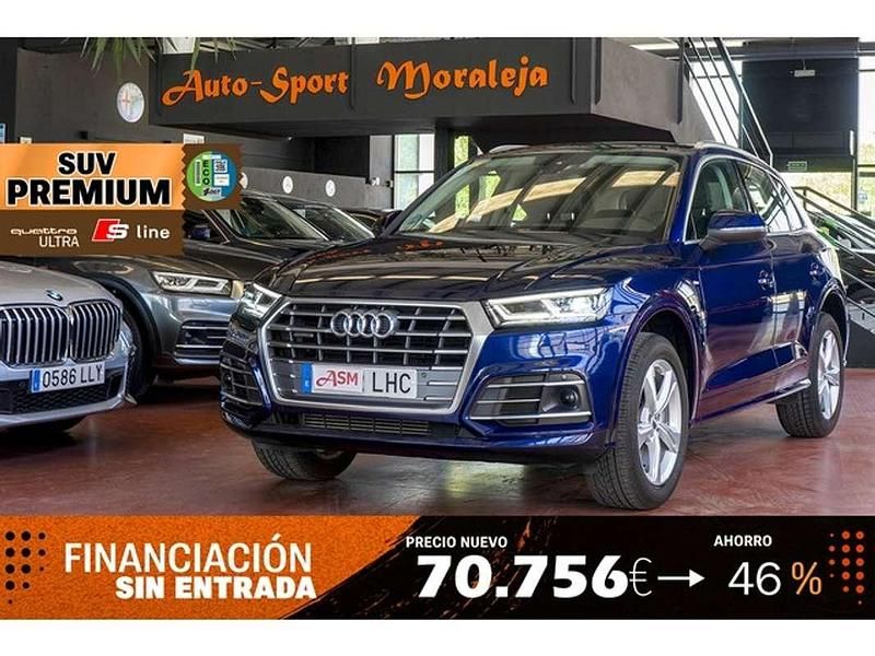Usado Audi Q5 S-Line 245 CV (180 kW) 2020 Azul SUV