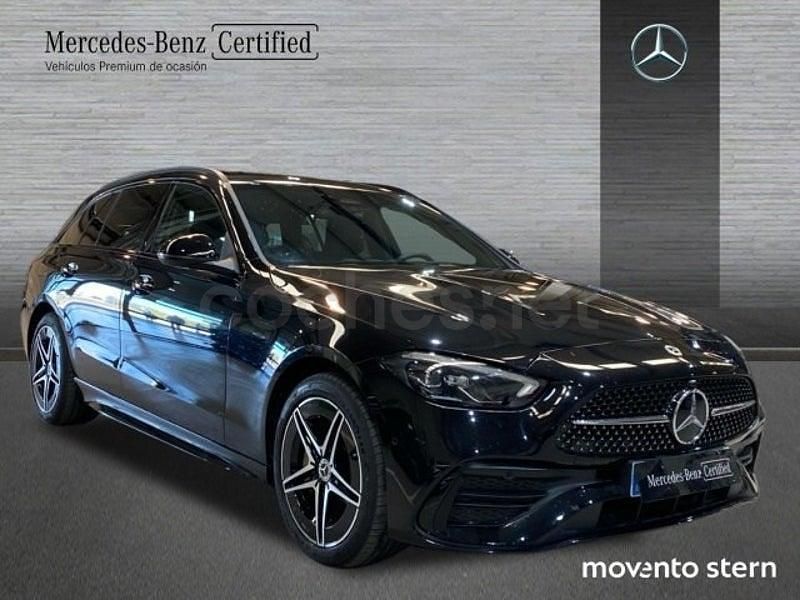 Usado Mercedes C300e AMG line 313 CV (230 kW) 2024 Negro obsidiana Berlina