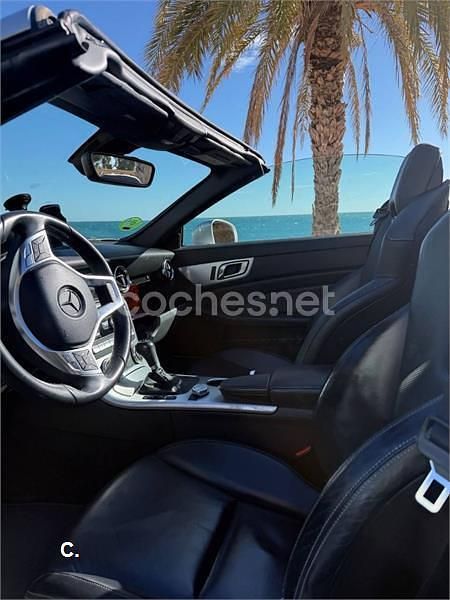 Usado Mercedes SLK200 184 CV (135 kW) 2012 Gris / plata Descapotable