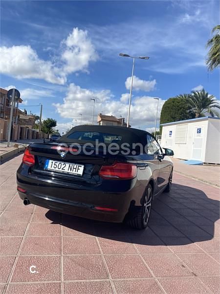 Usado BMW 220 184 CV (135 kW) 2016 Negro Descapotable