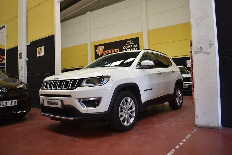 Blanco Usado 2021 Jeep Compass Limited SUV | 19.990 € (Buen precio) - Imagen 1/4