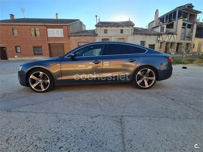 Usado Audi A5 Sportback S-Line 245 CV (180 kW) 2012 Gris / plata Utilitario