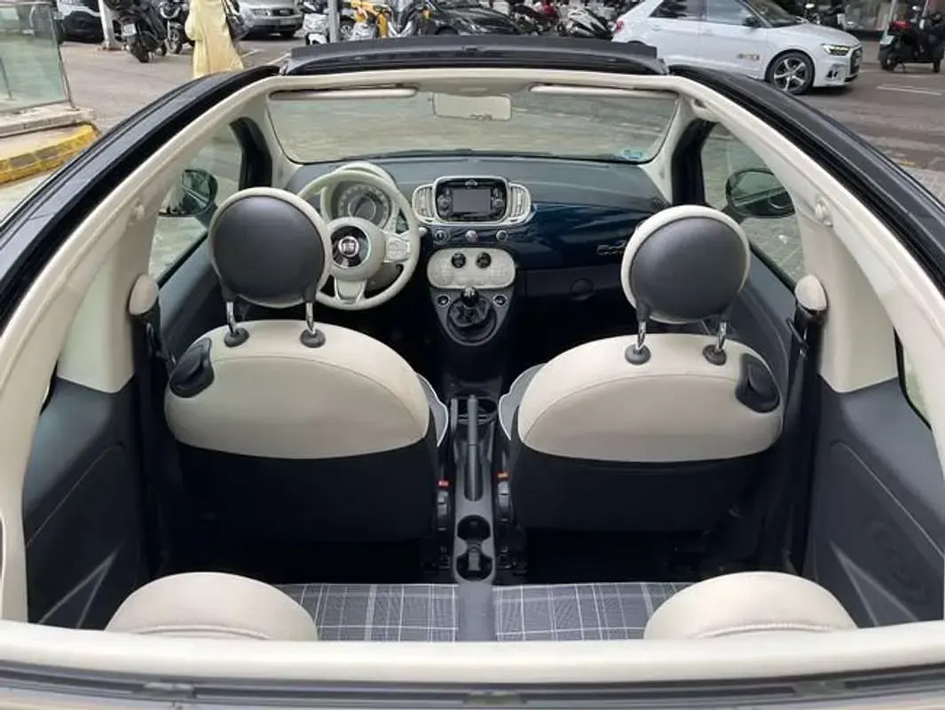 Usado Fiat 500 Lounge 71 CV (52 kW) 2017 Azul Utilitario
