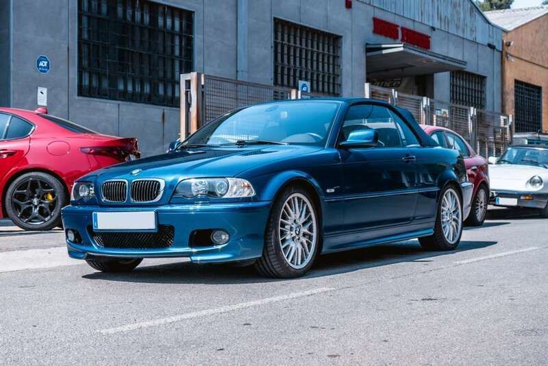 Azul Usado 2002 BMW 325 Cabriolet Descapotable | 24.900 € - Imagen 1/4