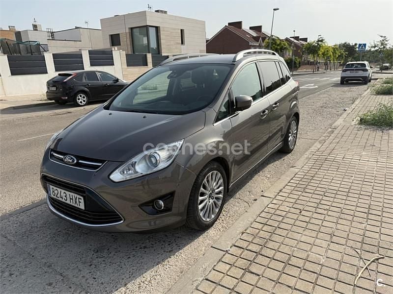 Gris / plata Usado 2014 Ford Grand C-Max Titanium Monovolumen | 8950 € (Super precio) - Imagen 1/4