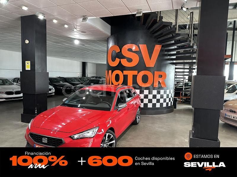 Rojo Usado 2021 Seat Leon FR Berlina | 19.850 € (Buen precio) - Imagen 1/4