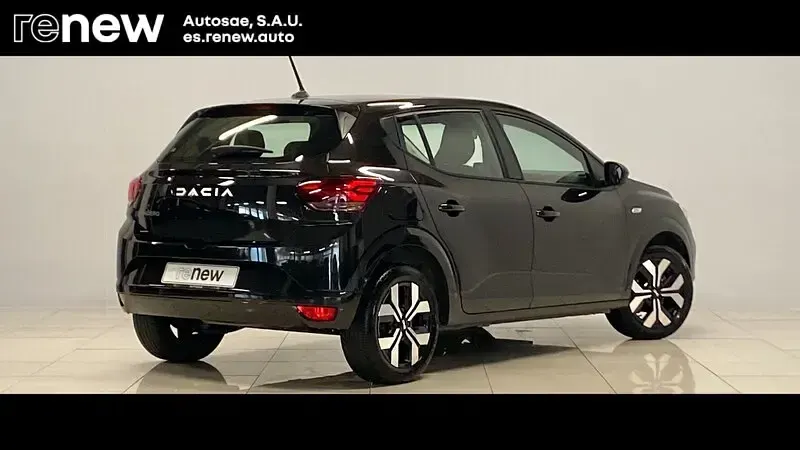 Usado Dacia Sandero Expression 101 CV (74 kW) 2025 Negro Berlina