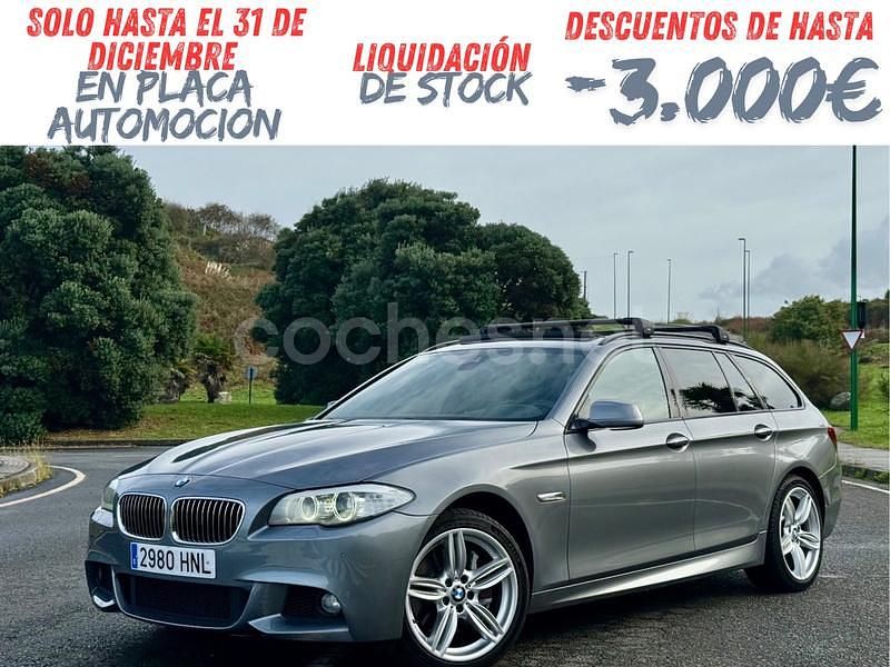 Gris / plata Usado 2013 BMW 535 Sport Line Familiar | 16.400 € (Precio justo) - Imagen 1/4